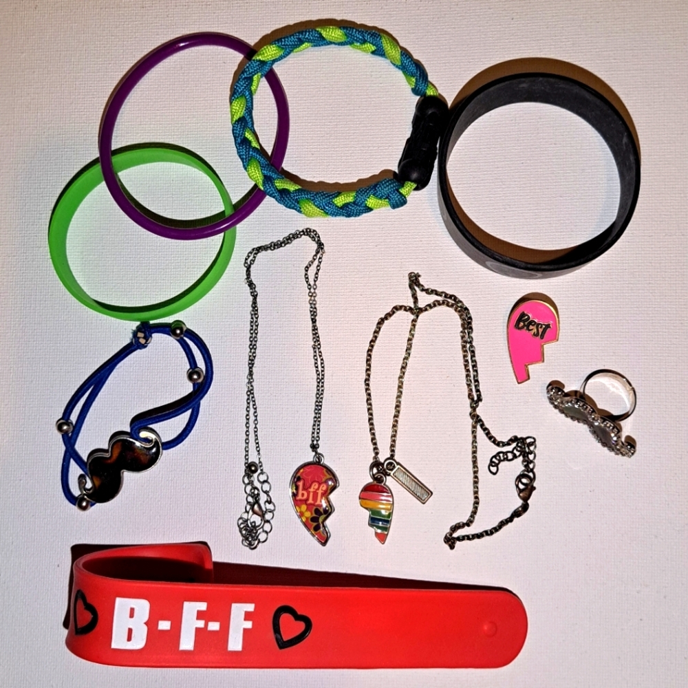 4/$15 🌻 Scene Style Jewlery Bundle Set of 10 Colorful Accessories